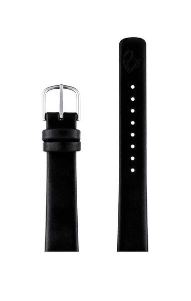 Arne Jacobsen Sort Læderrem 2 delt