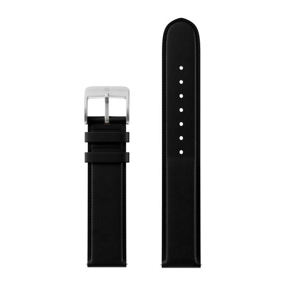 Henry Archer Nero Læderrem 20 mm med stål spænde
