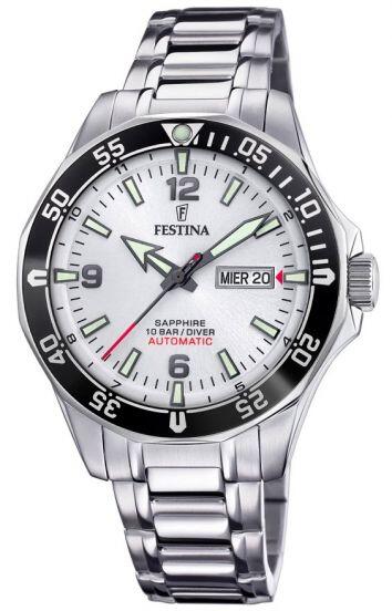 Festina Daydate Automatik Lys skive