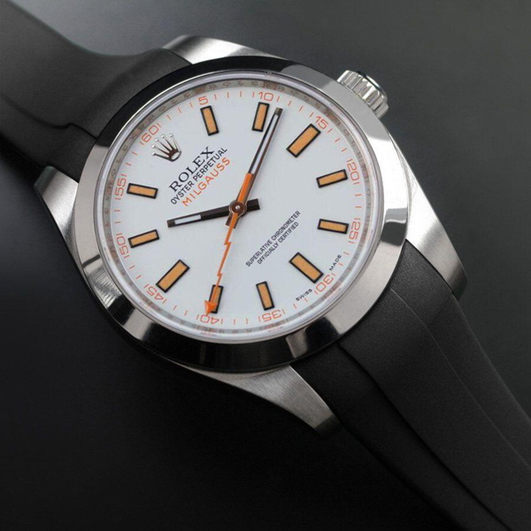 Gummirem til Rolex Milgauss King 40mm