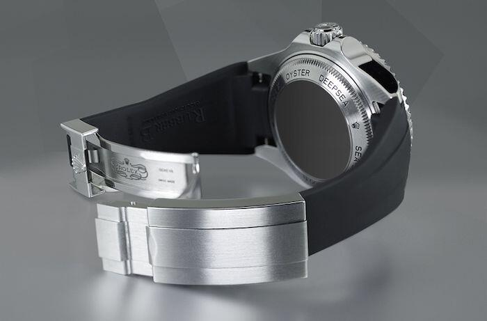 Gummirem til  Rolex Deepsea - ref 116660 GlideLock