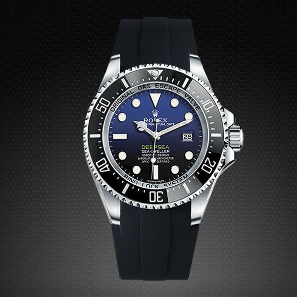 Gummirem til  Rolex Deepsea - ref 116660 Tang Buckle