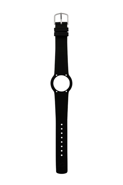 Arne Jacobsen One Piece sort læderrem 16 mm