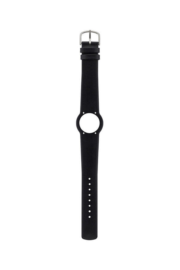 Arne Jacobsen One Piece sort læderrem 20 mm