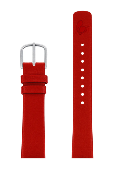 Arne Jacobsen Rød Læderrem 2 delt 16 mm