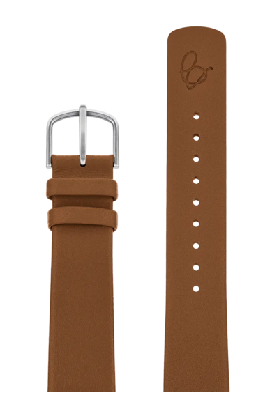 Arne Jacobsen Brun Læderrem 2 delt 20 mm