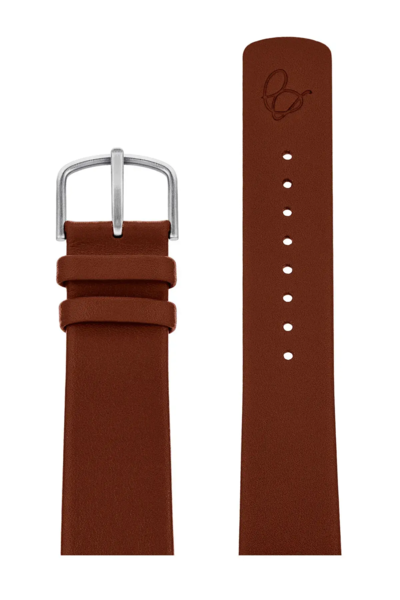 Arne Jacobsen Brun Læderrem 2 delt 22 mm