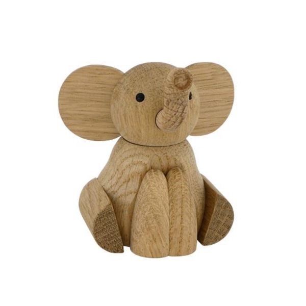 Nordahl - Træfigur - Elefant 8 cm