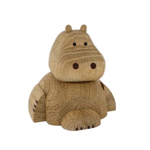 Nordahl - Træfigur - Flodhest 8 cm