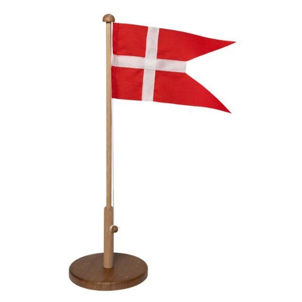 Nordahl - Træfigur - Flagstang 39 cm
