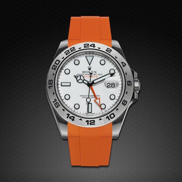 Gummirem til Rolex Explorer II New 42mm