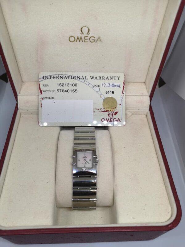 Omega Constellation Quadra Quartz 1999 med box og papir