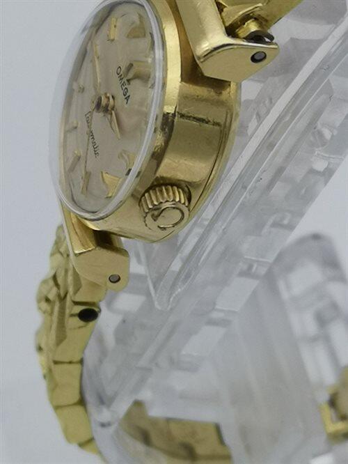 Omega Ladymatic 18 karat guld Original krone Vintage