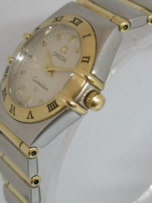 Omega Constellation Bicolor med Lænke Quartz Dame Vintage