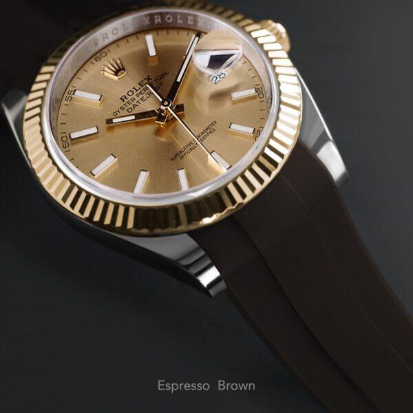 Gummirem til Rolex Datejust 41 mm Tang Buckle