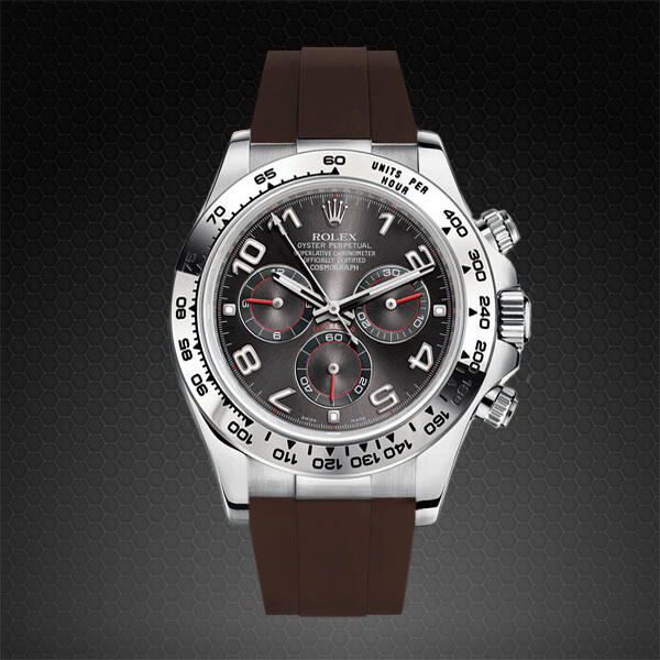 Gummirem til Rolex Daytona on strap RG/YG/WG Leather models only