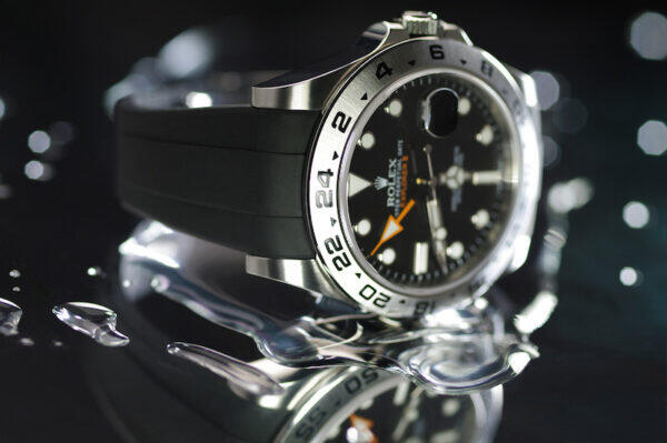 Gummirem til  Rolex Explorer II 42mm ref 226570 2011-2020 Tang Buckle
