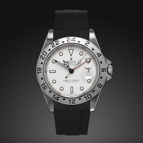 Gummirem til  Rolex Explorer 40 mm ref 224270 Tang Buckle