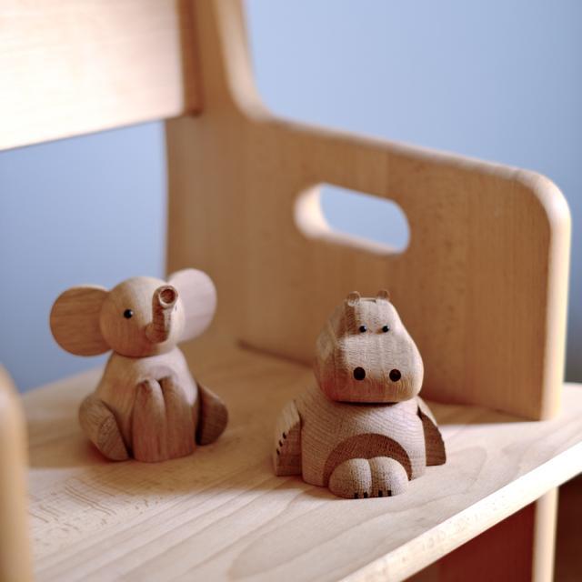 Nordahl - Træfigur - Flodhest 8 cm