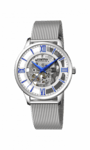Festina skeleton automatik ur med mesh lænke
