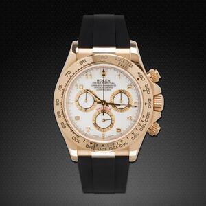 Gummirem til Rolex Daytona on strap RG/YG/WG Leather models only