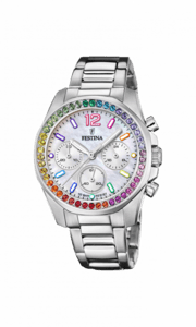 Festina Rainbow Ur i Stål med lænke -
